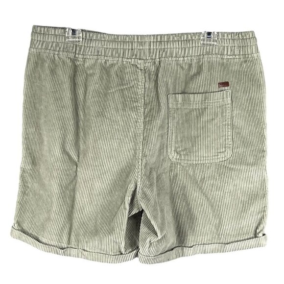 Buffalo David Bitton Mens L Sage Green Corduroy Haiden Shorts Summer Minimalist - Picture 2 of 14